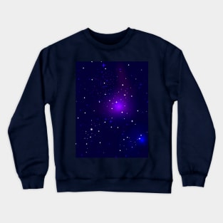 Space stars night sky. Crewneck Sweatshirt